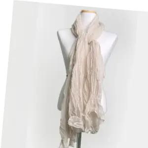 무지 주름 롱 스카프 목도리 6color LM-0490