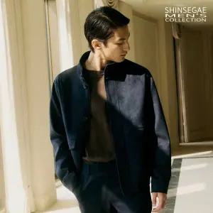 26SS NEW 신세계맨즈컬렉션 FAUX 스웨이드 해링턴 재킷