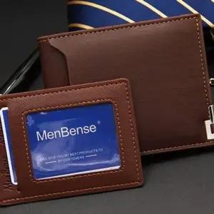 클래식 명함 카드 가죽 중지갑 반지갑 선물용-WFIUA0G