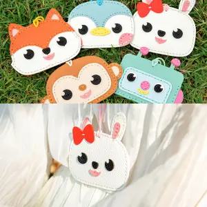 동물 가죽카드지갑만들기 가죽카드홀더키트 공예취미 교실선물 (10개) 무료배송