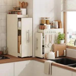 주방 슬라이딩 양념선반 정리 양념장 보관함 수납장 부엌