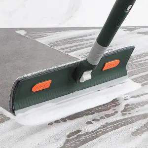 물걸레 청소 도구 180도 회전 극세사 5단 멀티 밀대 세트 거실 바닥 물기제거 유리창 털이개 실리콘