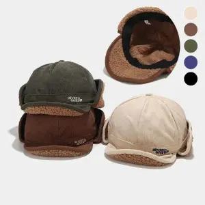 겨울필수품 겨울 귀달이 뽀글이 숏챙모자 남녀 캠핑