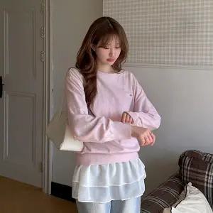 [제작/빅사이즈]이블렛 코이즈 베이직 라운드넥&브이넥 펜던트 니트 제이스타일