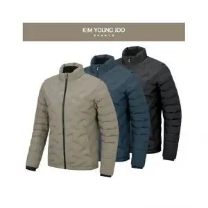 [간절기겨울용] 김영주스포츠 남성 무봉제 다운 경량 패딩 점퍼 MJ102