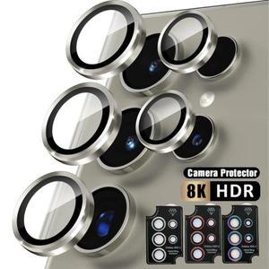 갤럭시 S26 S25 S24 S23 S22 울트라 플러스 카메라 보호 커버 8K HD 강화유리 케이스 필름용 메탈 렌즈 링