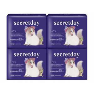 [시크릿데이] 러브 생리대 오버 10입x4팩