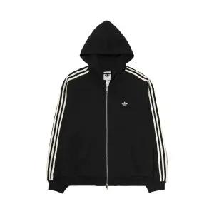 Adidas 3Stripes FullZip Hoodie Black Cream White KR Sizing 아디다스 삼선 풀집 후드 블랙 크림 화이트
