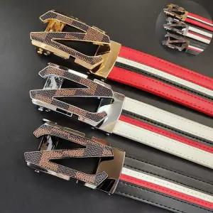 정장 제트 사선가죽 자동벨트 40MM