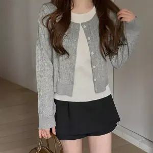 [제작/빅사이즈]이블렛 리오슈 꽈배기 레이어드 니트 제이스타일