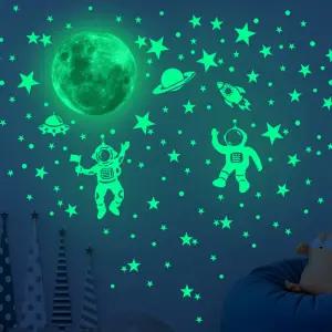 우주선 야광 스티커 인테리어 형광 스티커 데코용품 데코스티커