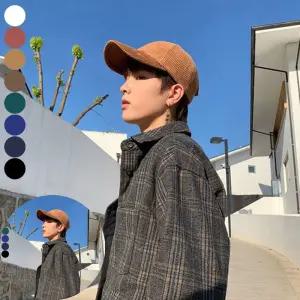 캐주얼모자 깔끔한 골지 볼캡 코듀로이 무지 야구모자