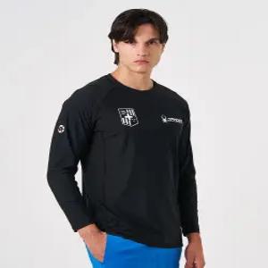 스파이더 남성 프로웹쿨 워터스포츠 그래픽 긴팔 래쉬가드 SPKMCNRL321MBLK