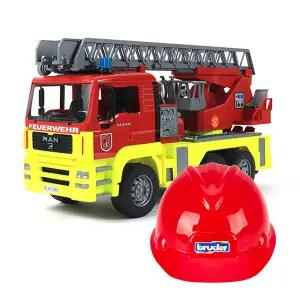 [롯데백화점]나비타월드 브루더 BR01760 MAN 소방차와 헬멧 세트(형광)