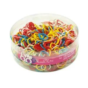 강아지 BV57MP69 일제 컬러 고무줄 1통 헤어끈 머리끈 악세사리