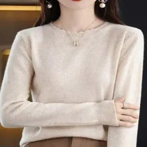 여성 FS57XU00 5컬러 부드러운 니트 스웨터 가을 겨울 이너티