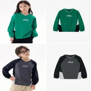 [롯데백화점]휠라 키즈 PF 와셔 경량 우븐 맨투맨-FK2WTG3301M