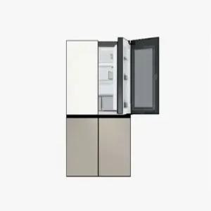 [삼성물류설치] 오토오픈도어 1등급 비스포크AI 냉장고 RM80F91M1XJ 새틴화이트+베이지 [로얄]
