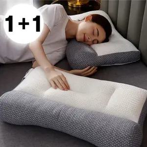 [2개세트] 꿀잠 투톤 경추베개 베개