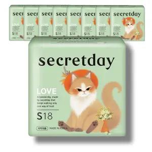시크릿데이 러브 소형 생리대 18개 x 8팩