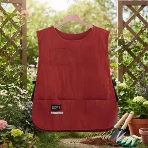 보육교사 앞치마 조끼형 롱기장 생활방수 교사용