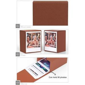 Fujifilm Instax Wide 400/300/210/Wide Evo 인스턴트 카메라 5인치 사진 보관함 대용량 액세서리