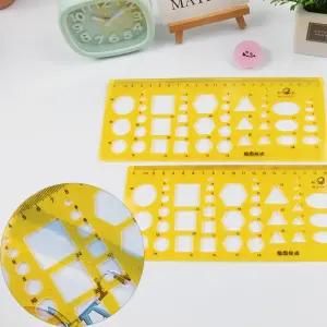 학교 수업 제도 5개 도형자 모형자 모양자 22cm 1P 모양자 도형자 모형자