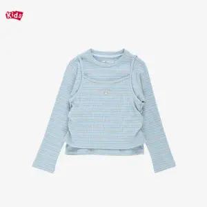 [롯데백화점]뉴발란스 NBSC_골지 레이어드 셔링 티셔츠 NK9BG1701G