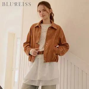 [블루레이스]스웨이드 절개 블루종 점퍼_BI6S1JP1341