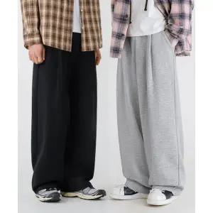 리메인세컨드 딥 원턱 와이드 데일리 스웨트 팬츠_3COLOR 1979849