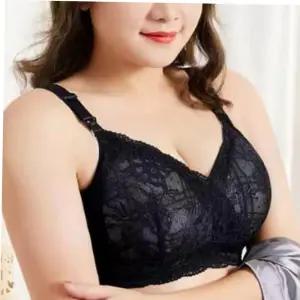 레이스 패드내장 노와이어 편안한 빅사이즈 브라