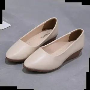 여성캐주얼구두 여성 웨지힐 스틸레토 베이직 단화 직장인 정장구두