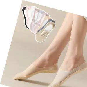 여름양말 여성 쿨 아이스 실크 투명 덧신 URK137