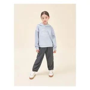 매장정품 [TAG 69000원][빈폴키즈] 여아 후드 스웨트 셔츠 스카이 블루 (BI5841G05Q) 244513