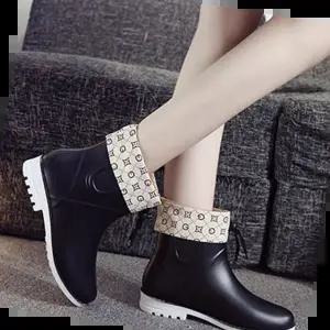 첼시부츠 데일리 여성 사계절 기모 내피 방한 레인부츠 장화