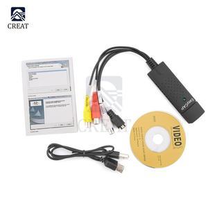 편도 USB 2.0 이지캡 캡처 비디오 TV DVD VHS 오디오 PC 캡처 어댑터 카드, TV 비디오 DVR 컨버터