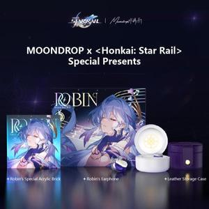 MOONDROP ROBIN 이어폰 Honkai Star Rail Robin의 이어폰 TWS 하이브리드 다이나믹 드라이버 + 평면 드라이