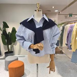 [대구백화점] [에잇컨셉]숄세트 스트라이프숏셔츠(C26C7FNB007)