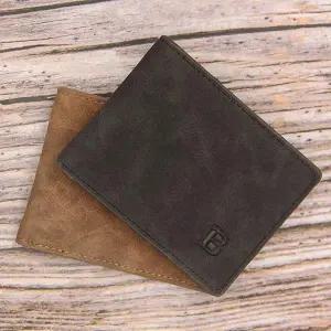 클래식 GSA470X4 하고 빈티지한 남성 B엠보 로고 심플 반지갑