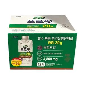 셀렉스 스포츠 웨이프로틴 드링크 330ml 12개