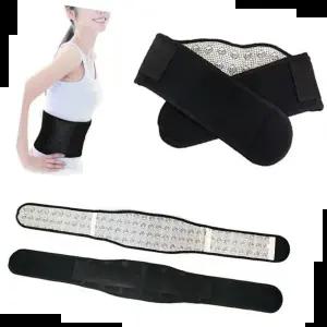 허리벨트 토르마린 자가발열 허리찜질 복부 온열복대