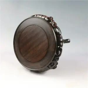 원목 받침대 도자기 원형 높이 식물 플레이팅 화분