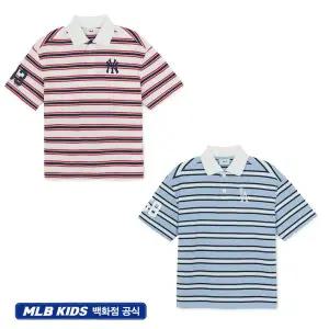 갤러리아 MLB엠엘비키즈 바시티 럭비 반팔 티셔츠 아동카라티(7APQV0263)