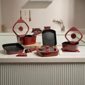 13종 세트 프리미엄 쿡웨어 보오글 인덕션 냄비 인덕션용 냄비세트