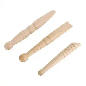 원목 지압봉 손 발 마사지 도구 자연 나무 재질 지압기