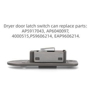 Ruimou 1Pcs 건조기 도어 래치 스위치 교체 호환  부품 OE DC9718057A 삼성 호환 호환 가능 4000515 등