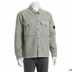 CP COMPANY 코듀로이 렌즈 버튼 오버셔츠