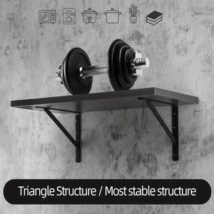 2pcs 장식 선반 벽마운트 벽걸이 벽부착 부동 브래킷 의무  철 금속 코너 삼각형 90도