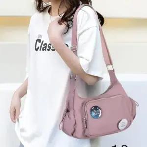 여성 외출 가방 뱃지 컬러풀 베이직 숄더 크로스백