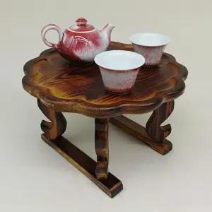 해님 모양 개다리 찻상 소 25cm 소반 티찻상 다과상